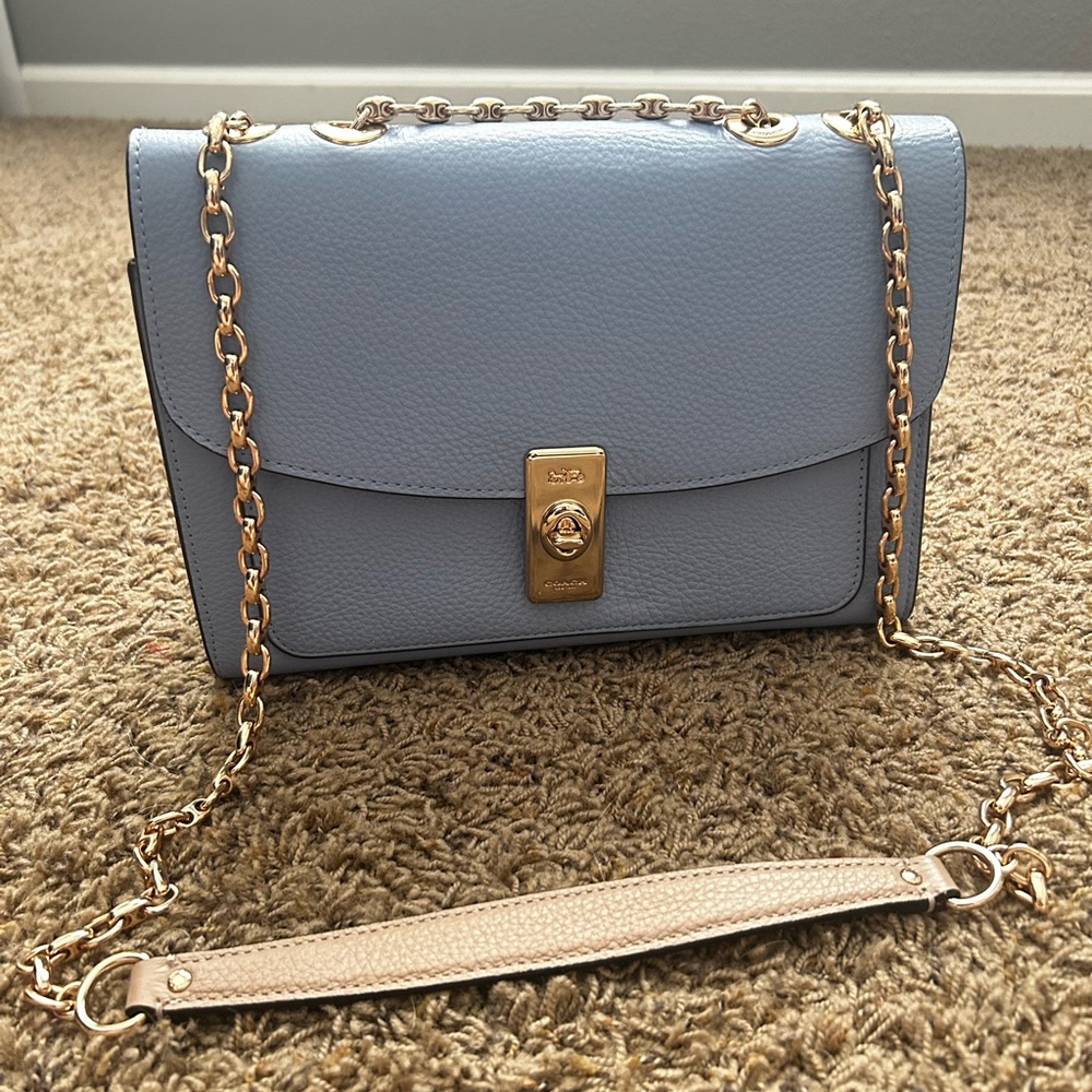 Blue Coach Crossbody
